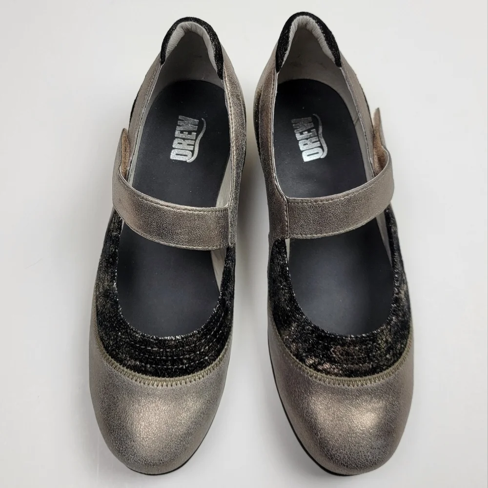 Drew Genoa Mary Jane Comfort Flats 9.5 NEW - Picture 2 of 12